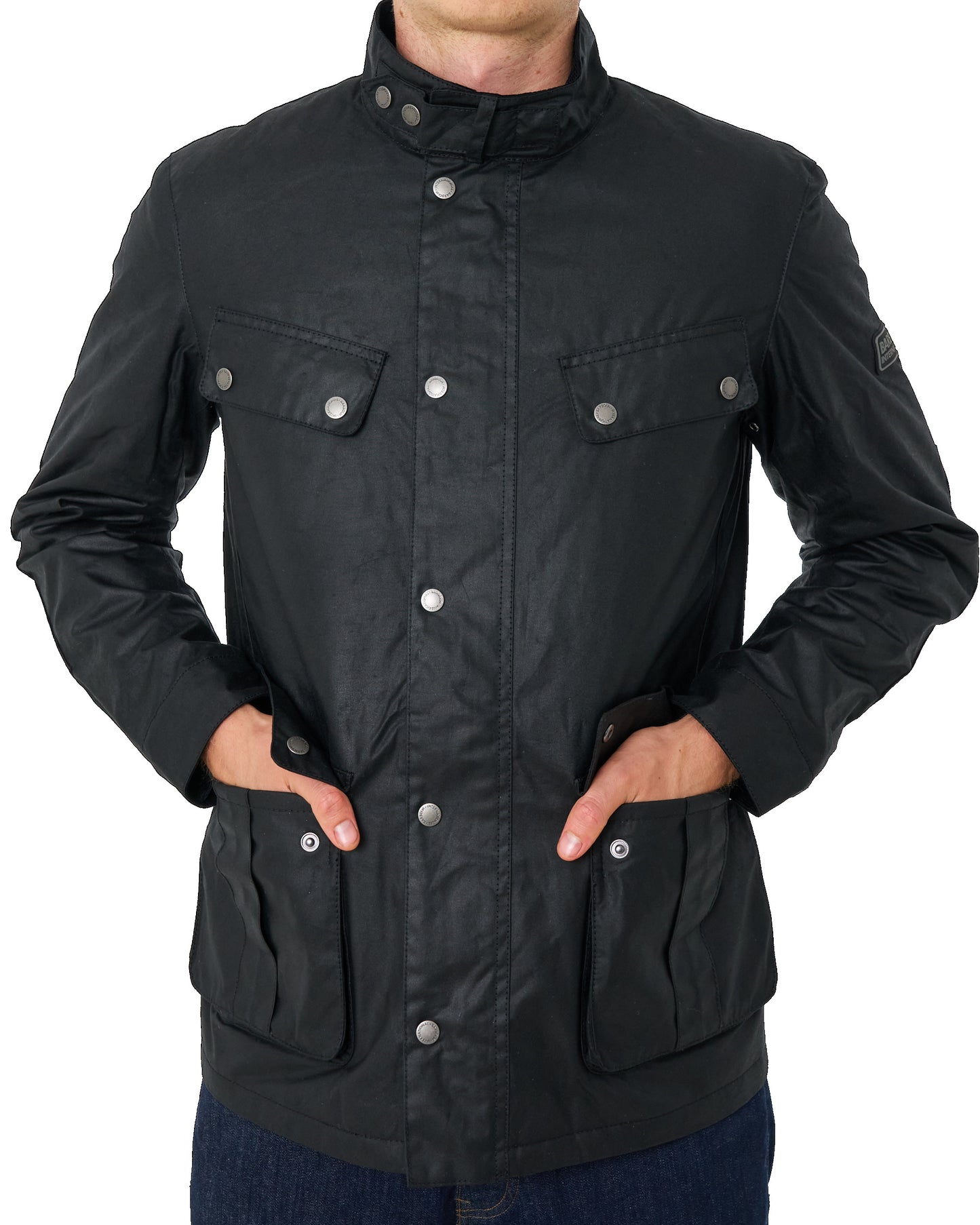 Barbour International Tourer Duke Wax Jacket Black