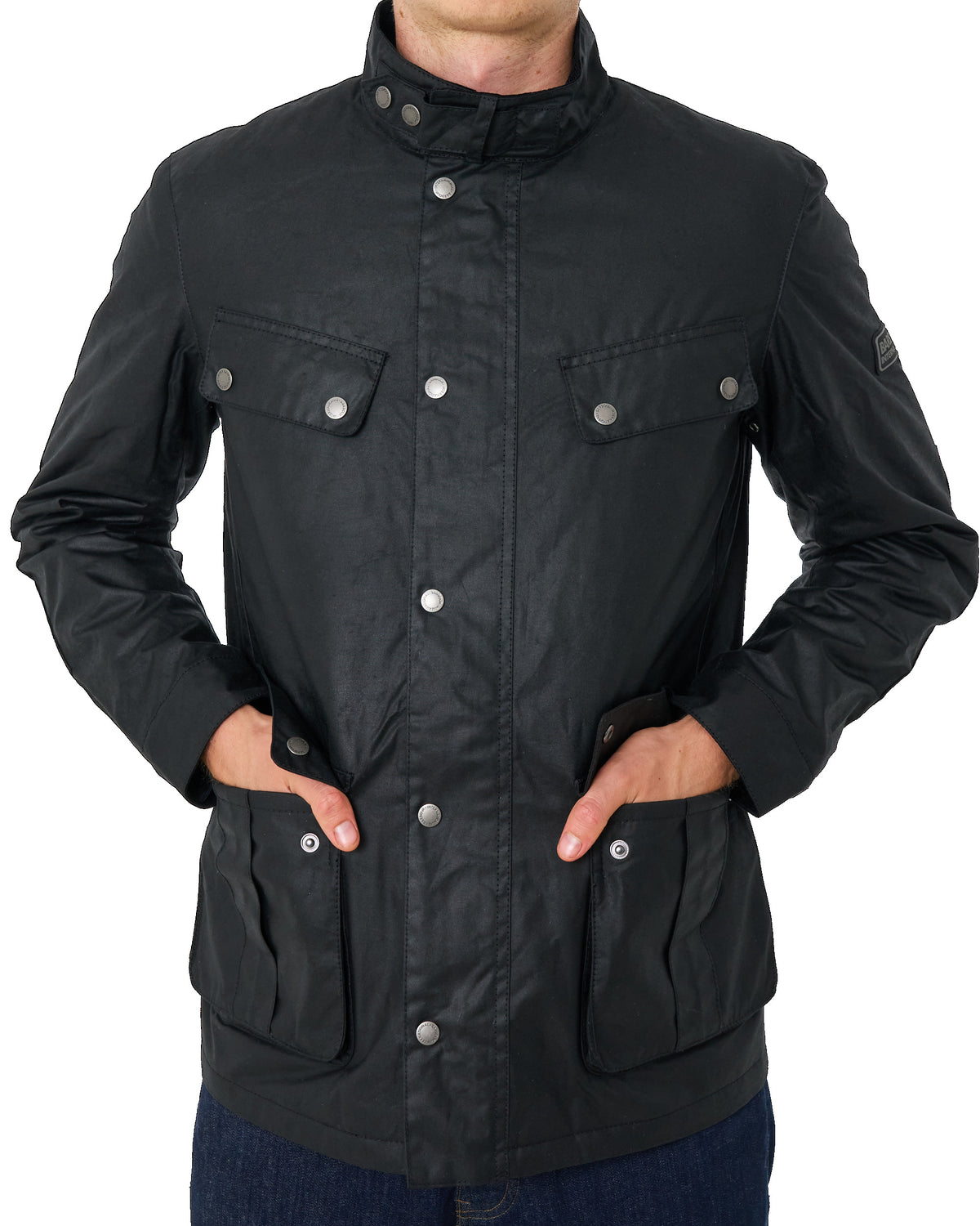 Barbour International Tourer Duke Wax Jacket Black
