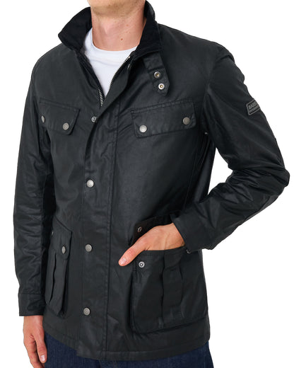 Barbour International Tourer Duke Wax Jacket Black