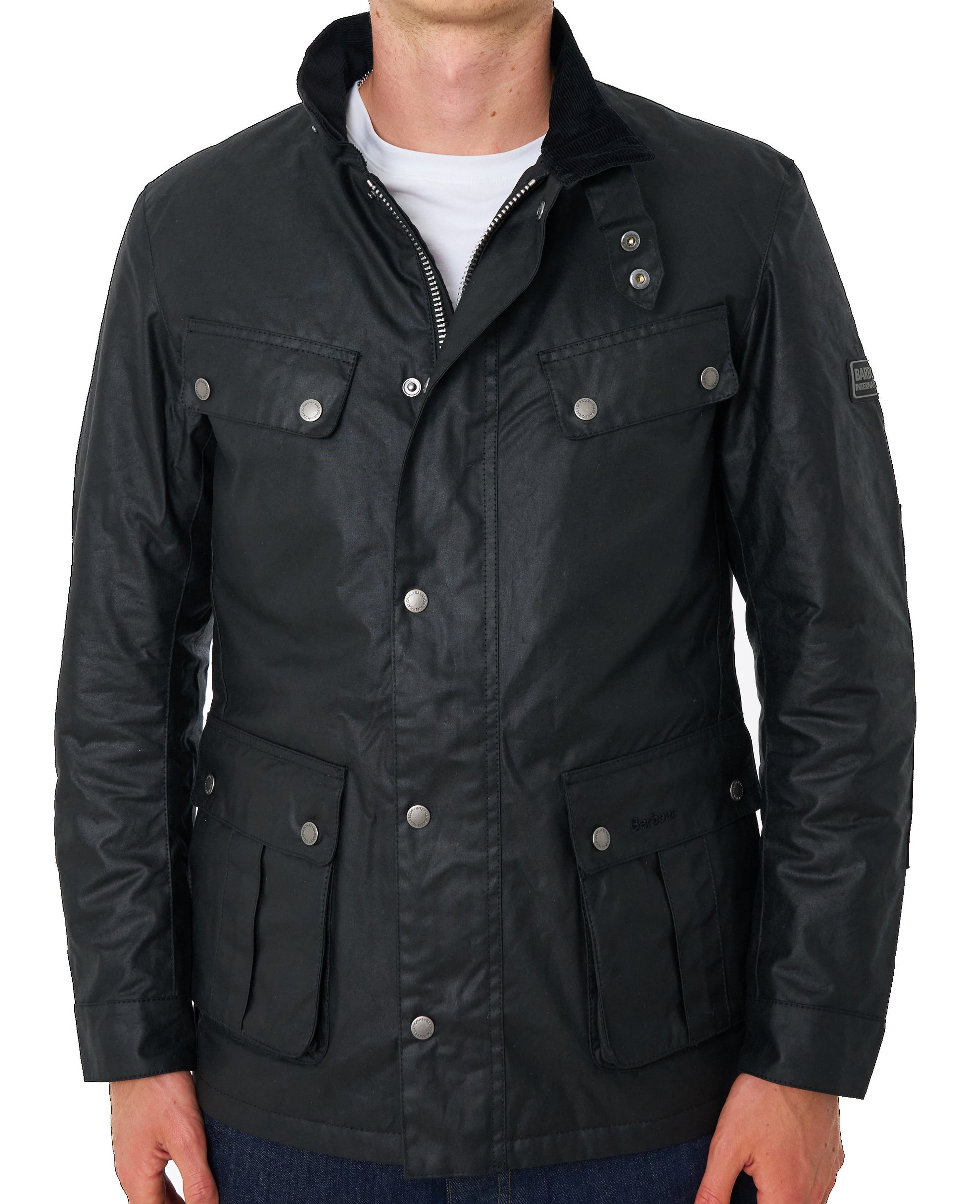 Barbour International Tourer Duke Wax Jacket Black
