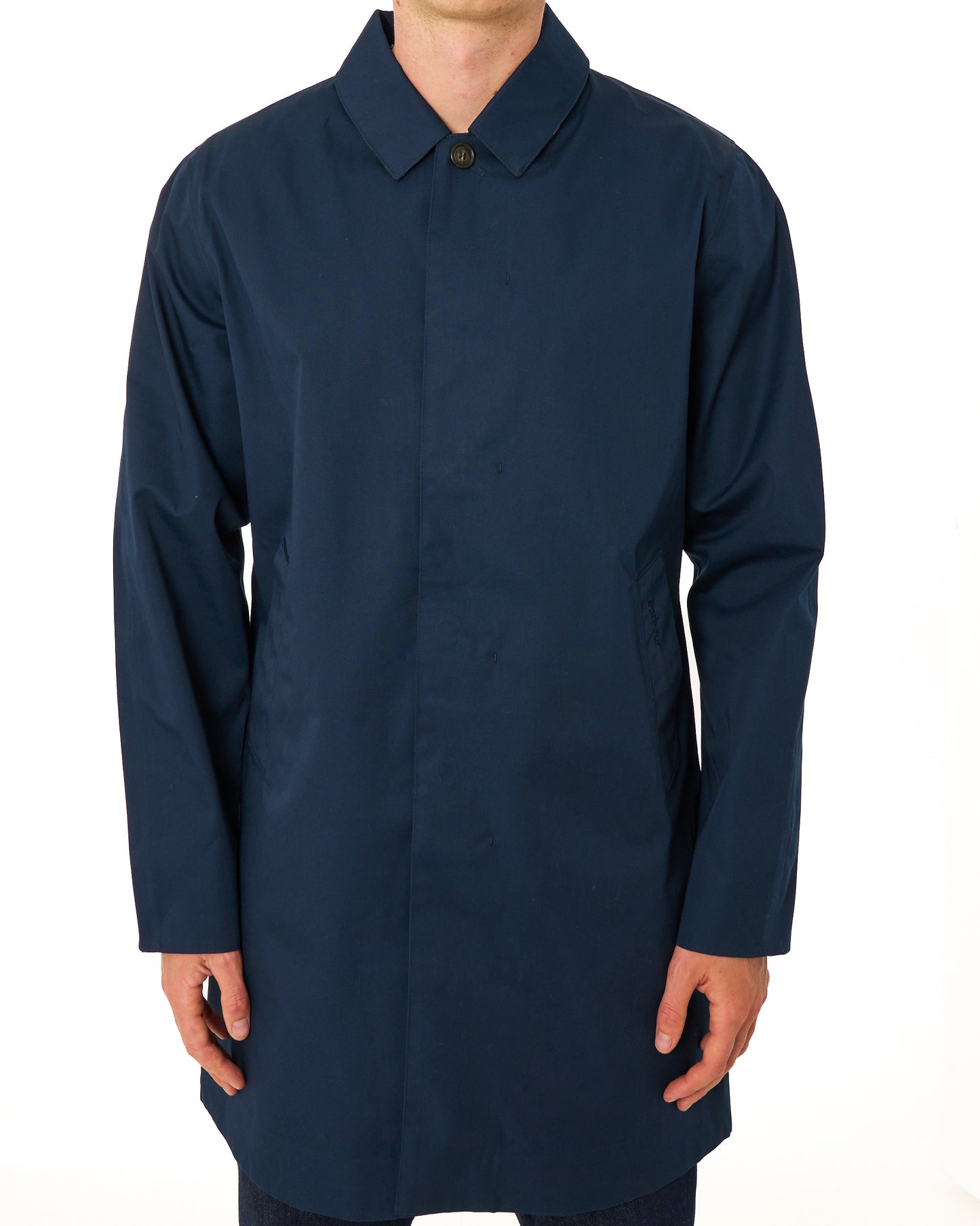 Barbour Lorden Waterproof Mac Navy
