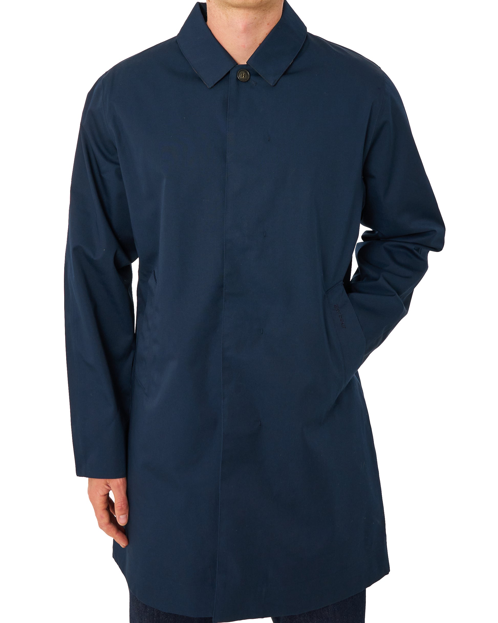 Barbour Lorden Waterproof Mac Navy