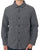 Barbour Marltown Wool Blend Overshirt Dark Grey Marl