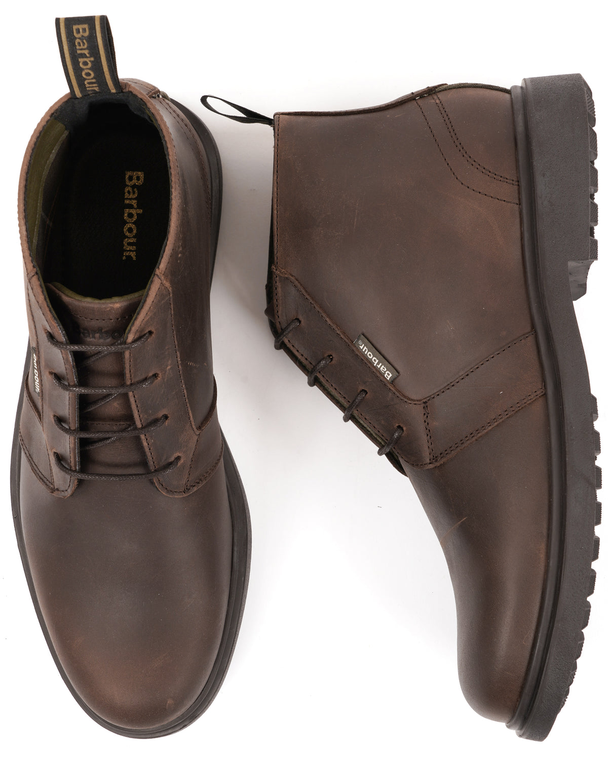 Barbour Meays Chukka Boot Dark Brown