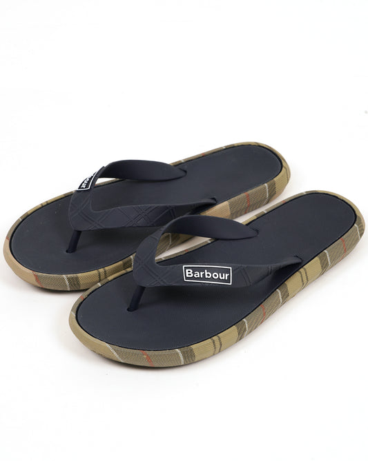 Barbour Barbour Oakdale Sandals Navy/Dress Tartan