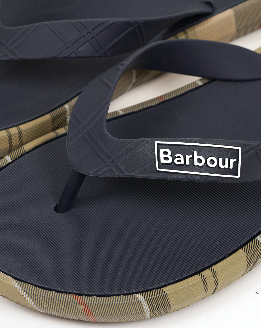 Barbour Oakdale Sandals Navy/Dress Tartan