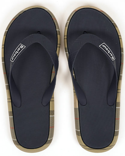 Barbour Oakdale Sandals Navy/Dress Tartan