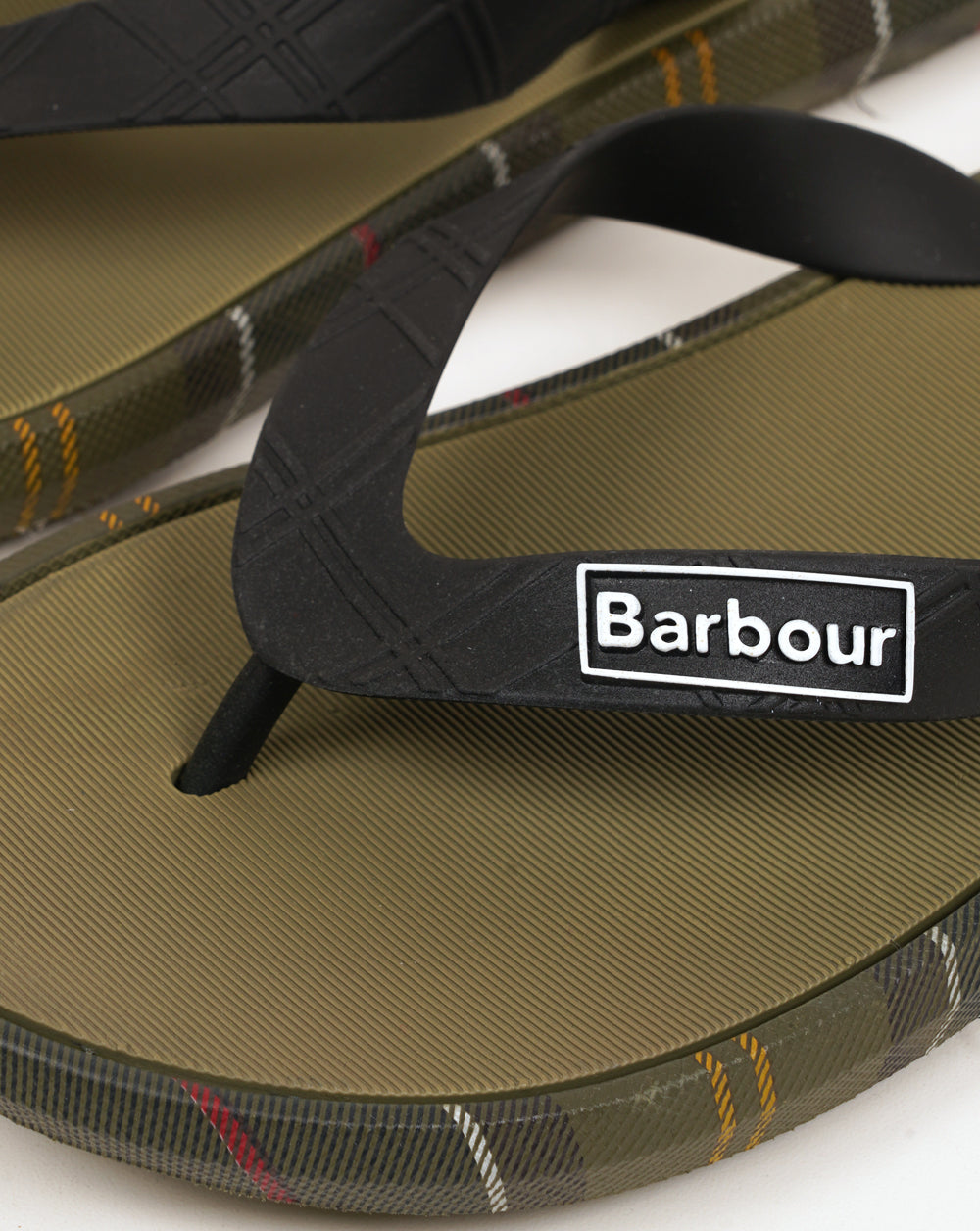 Barbour Oakdale Sandals Olive/Classic Tartan