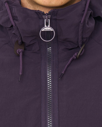 Barbour Re-Engineered Trows Showerproof Jacket Grape
