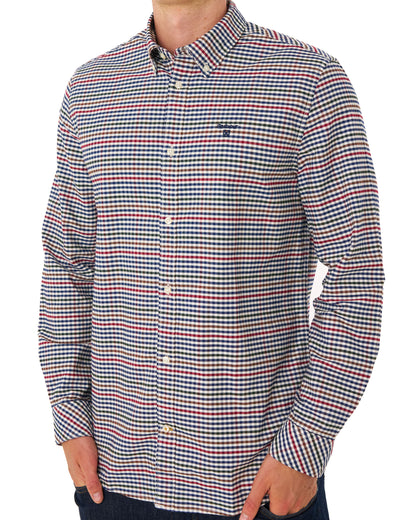 Barbour Rickwood Gingham Shirt Navy
