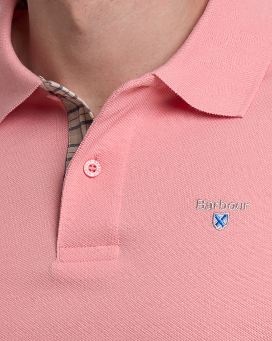 Barbour Barbour Tartan Pique Polo Mineral Pink
