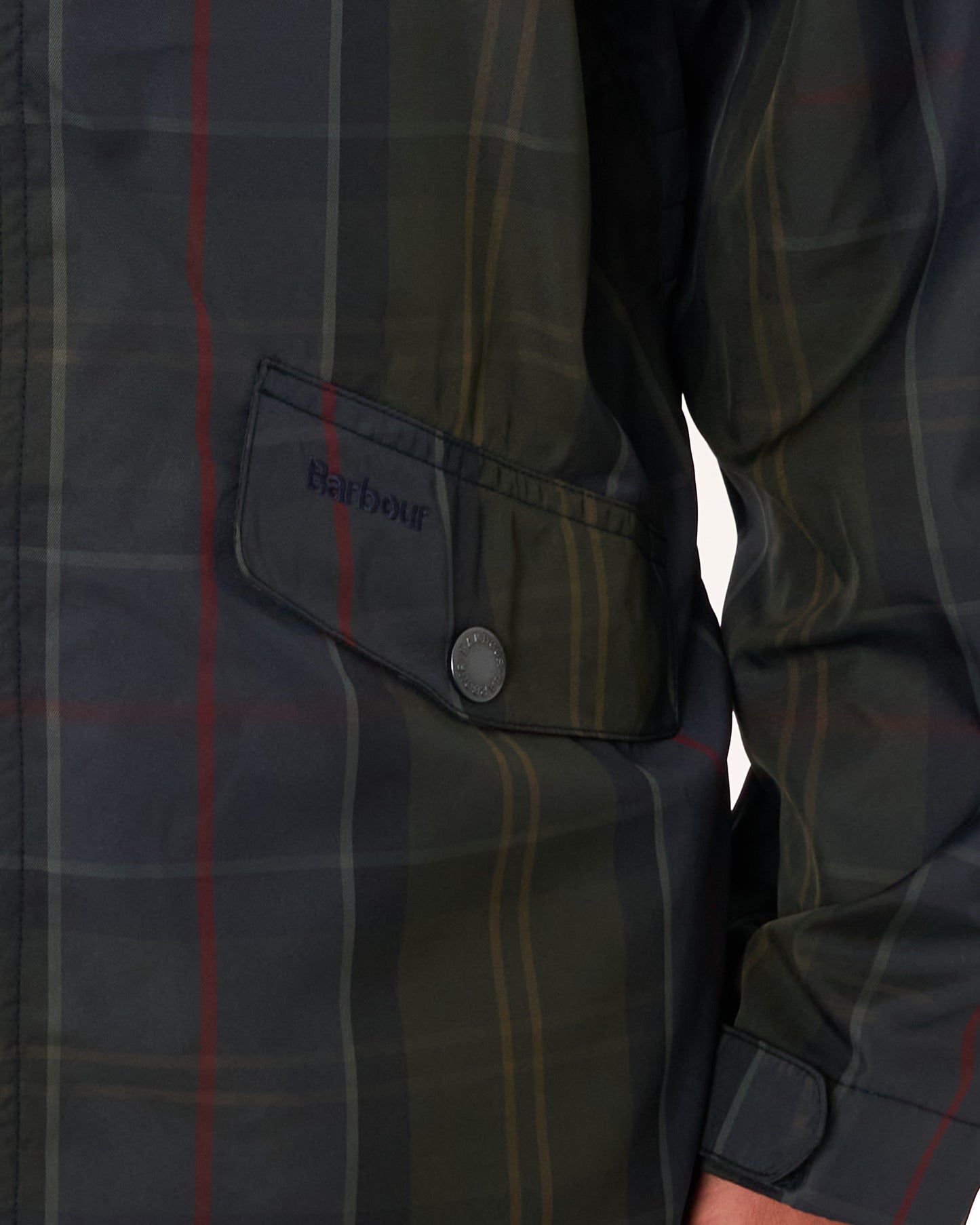 Barbour Tartan Showerproof Jacket Shadow Classic Tartan