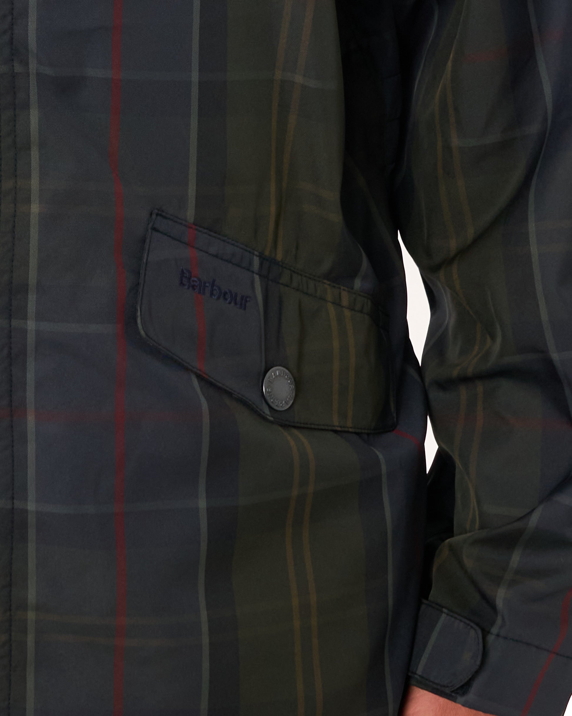 Barbour Tartan Showerproof Jacket Shadow Classic Tartan