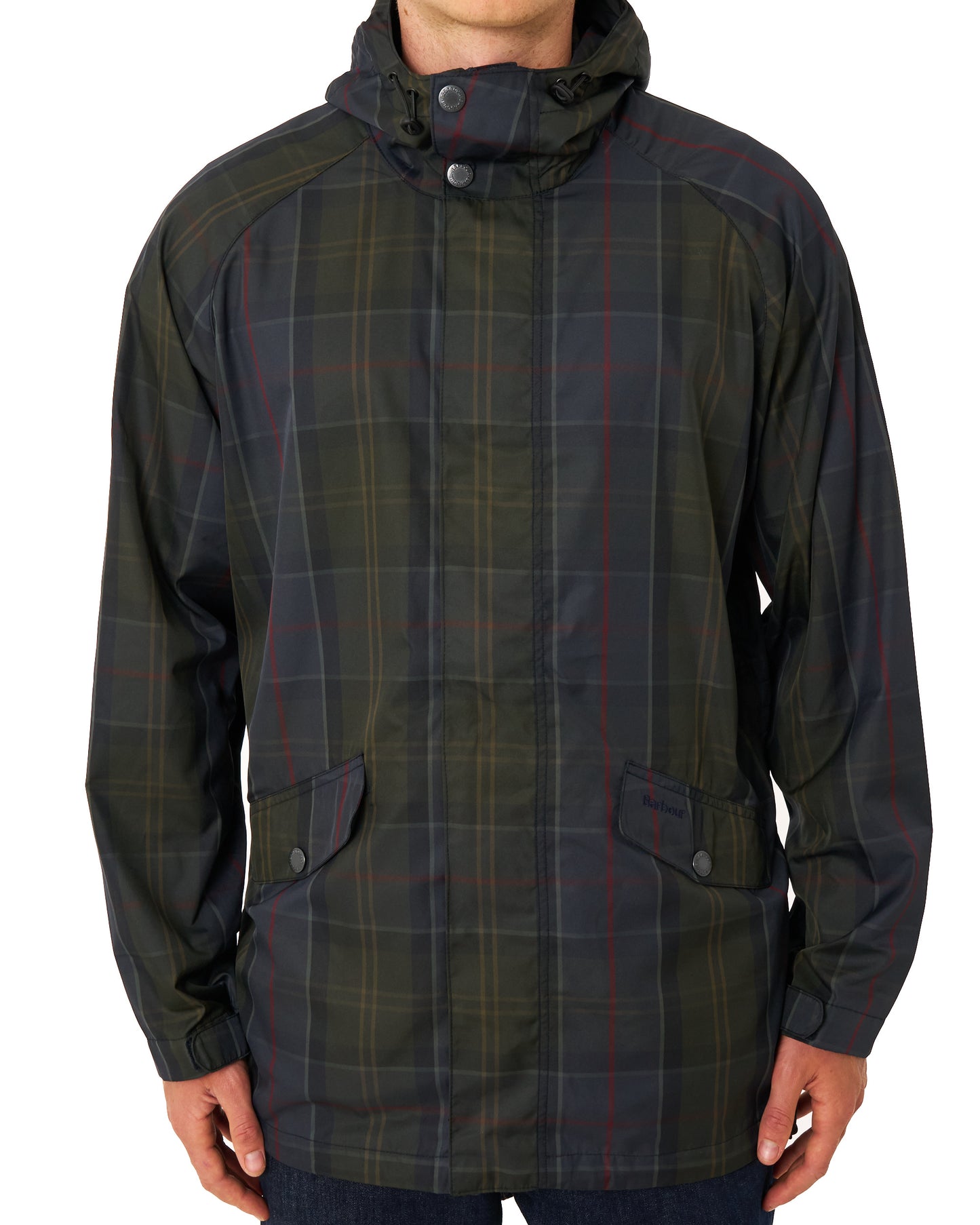 Barbour Tartan Showerproof Jacket Shadow Classic Tartan