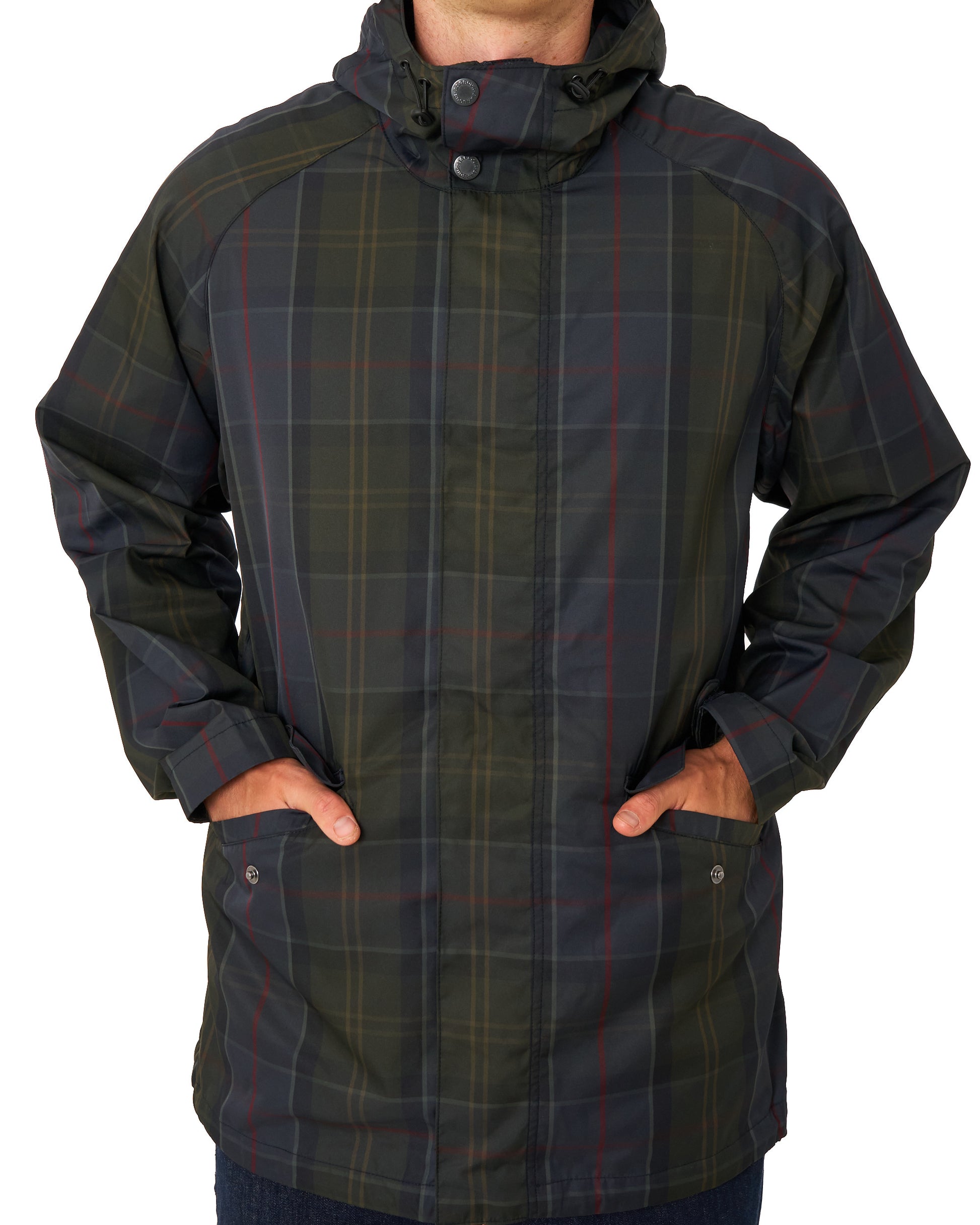 Barbour Tartan Showerproof Jacket Shadow Classic Tartan