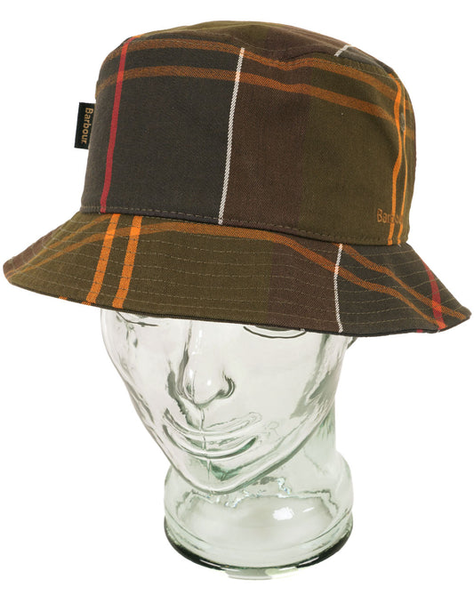 Barbour Telfield Tartan Bucket Hat Dress Tartan
