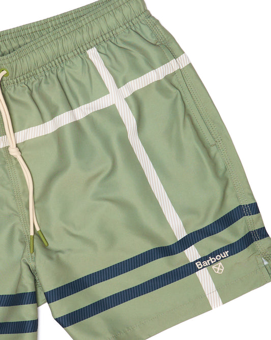 Barbour Barbour Twain Swim Shorts Laurel Green