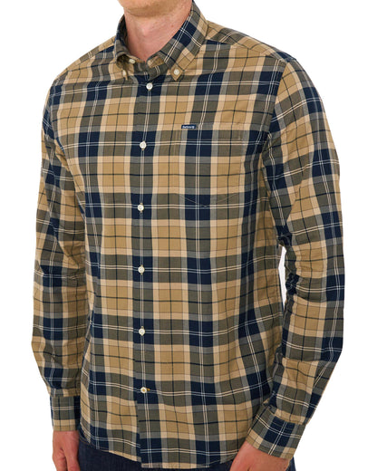 Barbour Wetherham Tailored Shirt Birchwood Dress Tartan