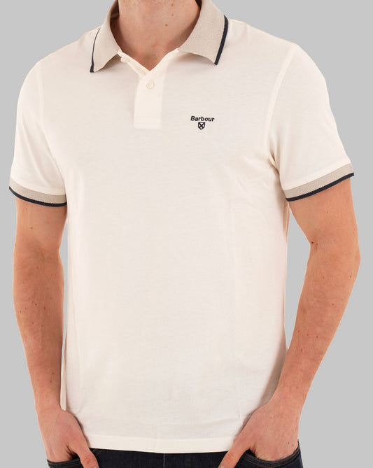 Barbour Barbour Cornsay Polo Shirt Whisper White