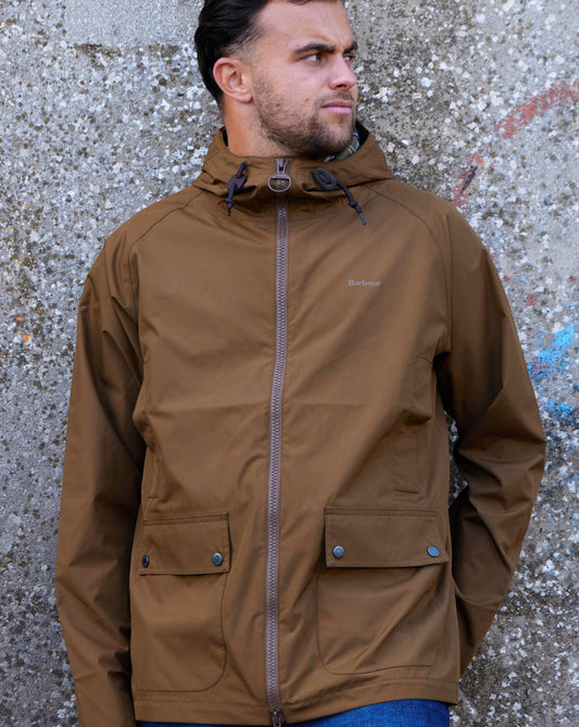Barbour Barbour Domus Waterproof Jacket Dark Sand