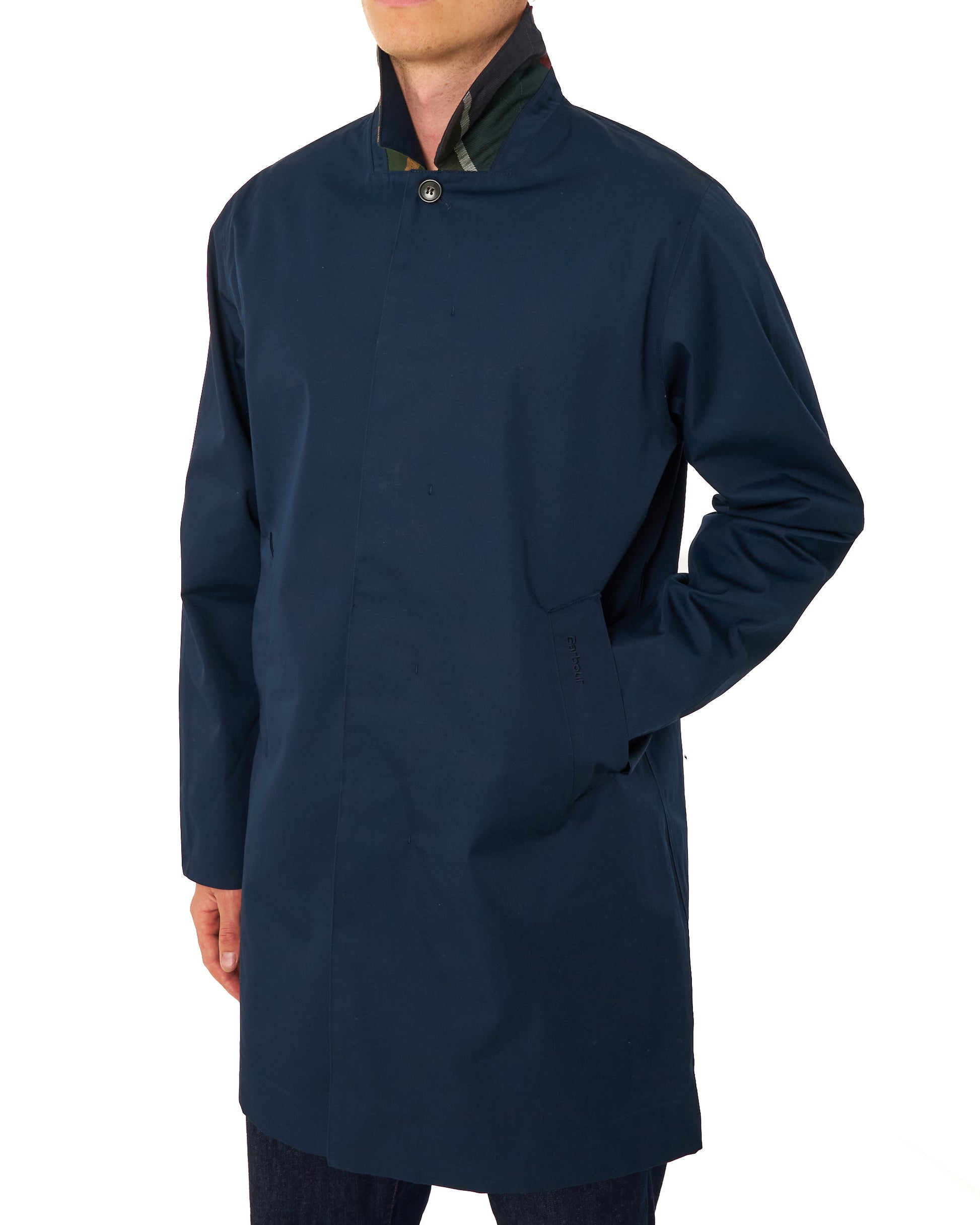 Barbour Lorden Waterproof Mac Navy
