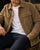 Barbour Tartan Trim Cord Overshirt Sandstone