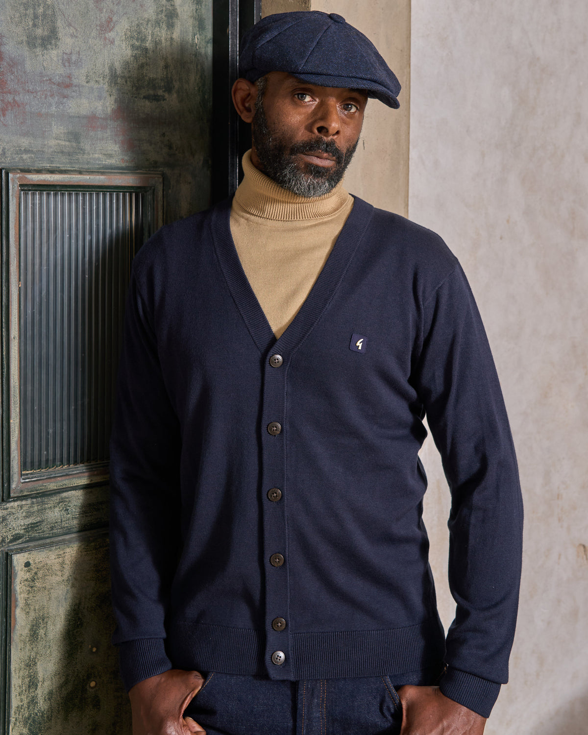 Gabicci Vintage Cardigan Navy