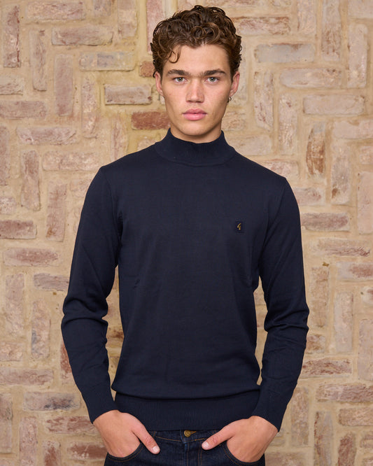 Gabicci Vintage Gabicci Vintage Duke Turtle Neck Navy