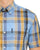 Ben Sherman Block Check SS Shirt Lake Blue