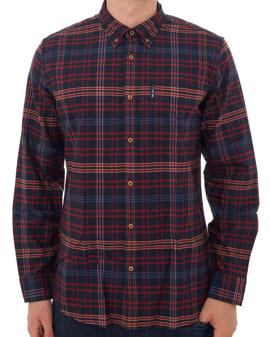 Ben Sherman Ben Sherman Oxford Check Shirt Dark Navy
