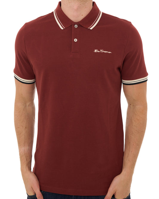 Ben Sherman Ben Sherman Signature Pique Polo Sienna
