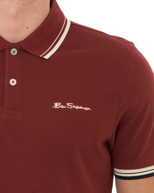 Ben Sherman Ben Sherman Signature Pique Polo Sienna