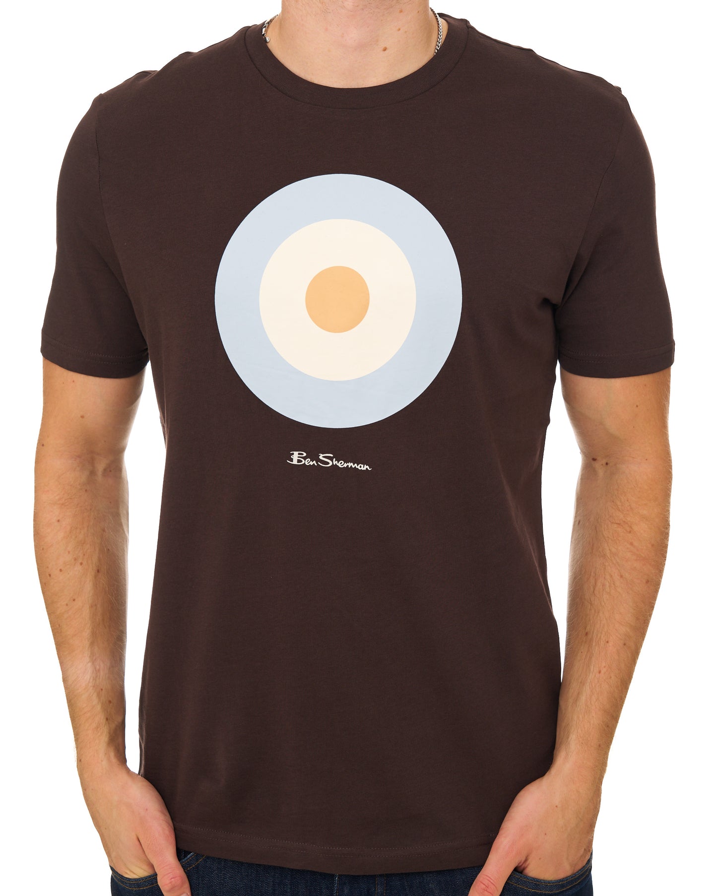 Ben Sherman Target T Shirt Brown