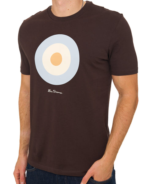 Ben Sherman Target T Shirt Brown