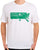 Benetton Jigsaw Logo T Shirt White/Green