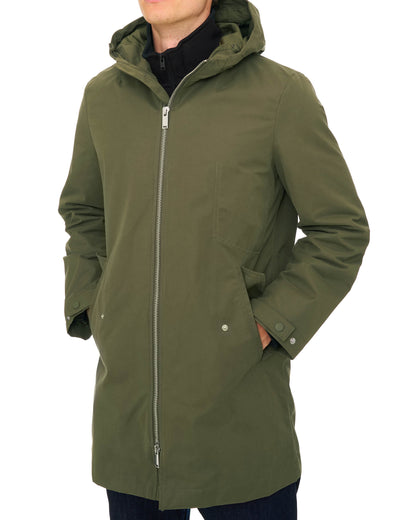 Benetton Lightweight Parka Khaki Green