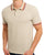 Benetton Maglia Tipped Polo Stone/Orange/Red