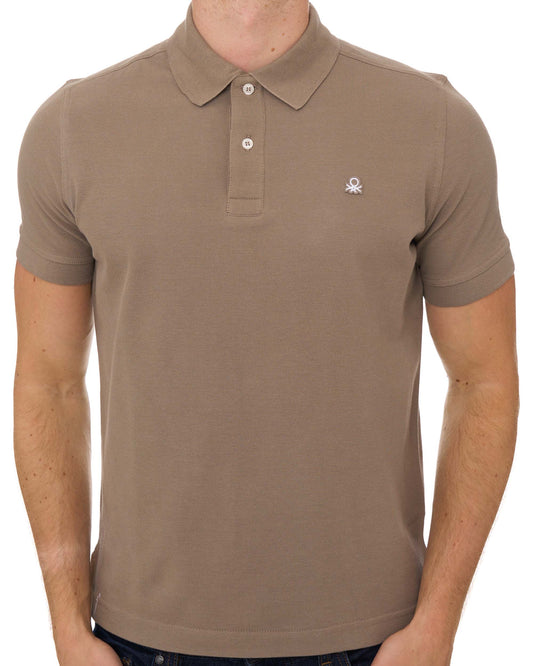 Benetton Benetton Polo Shirt Taupe