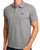 Benetton Polo Shirt Tonal Grey Marl