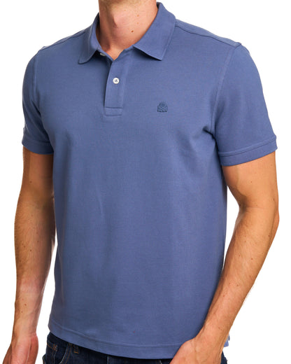 Benetton Polo Shirt Tonal Petrol Blue