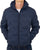 Benetton Quilted Hooded Jacket Navy