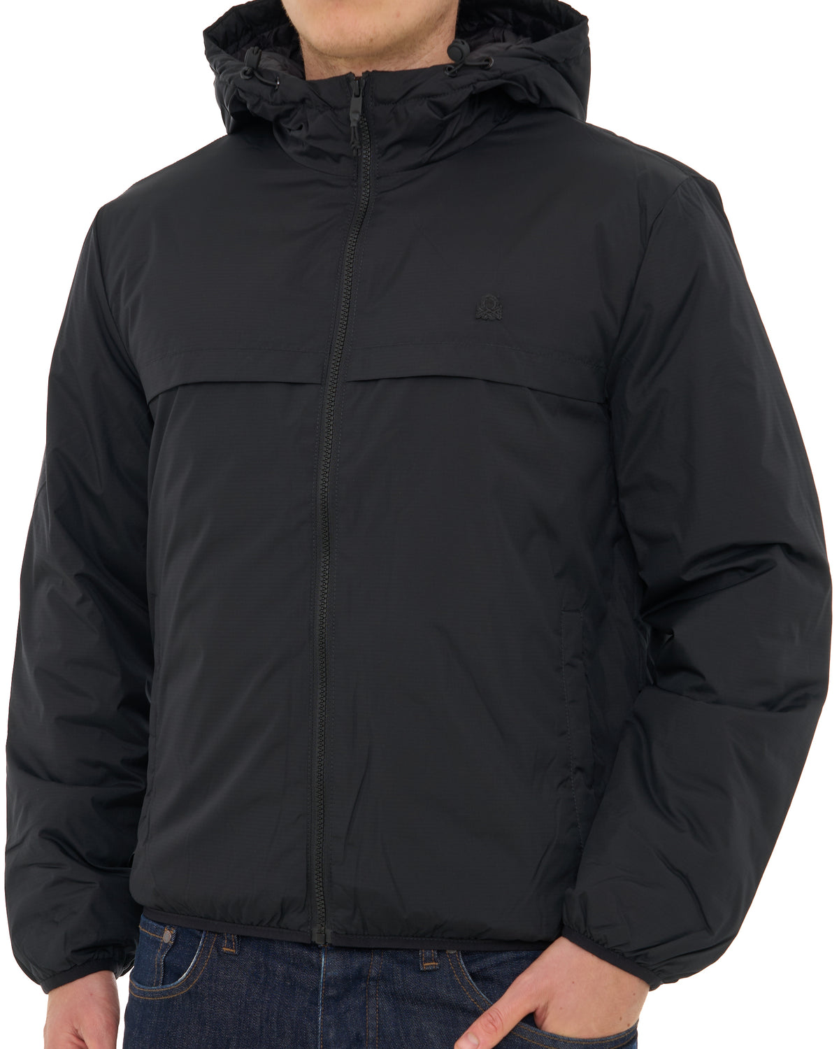 Benetton Rain Defender Padded Jacket Black