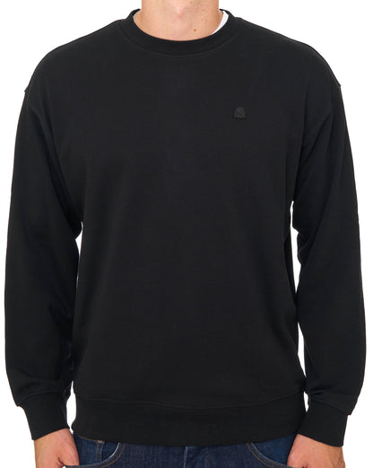 Benetton Relaxed Fit Sweatshirt Tonal Black