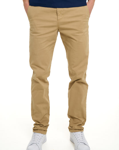 Benetton Slim Fit Cotton Chinos Sand