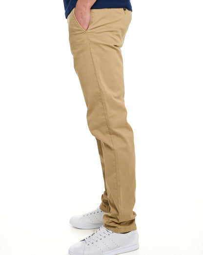 Benetton Slim Fit Cotton Chinos Sand