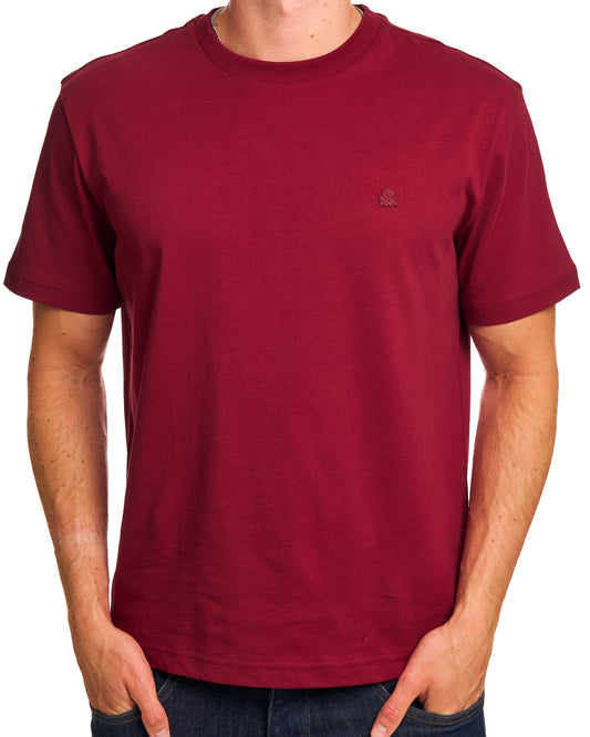 Benetton Benetton Small Logo T-shirt Burgundy