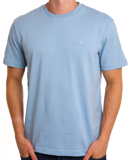 Benetton Small Logo T-shirt Tonal Dusty Sky