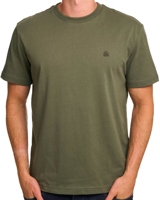 Benetton Benetton Small Logo T-shirt Tonal Khaki