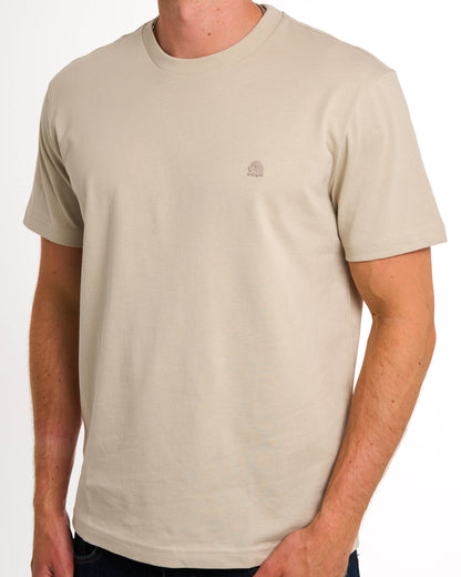 Benetton Small Logo T-shirt Tonal Stone