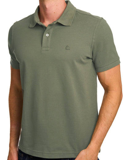 Benetton Polo Shirt Tonal Khaki